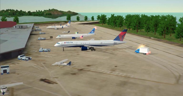 airplane flight simulator