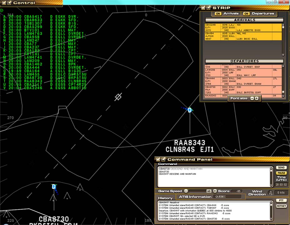 air traffic control game
