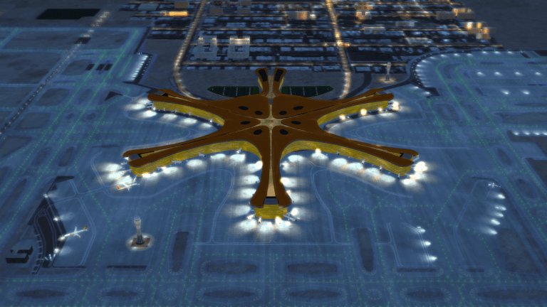 Tower3d airport air traffic control game