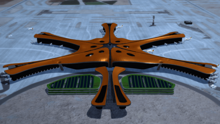 Tower3d airport air traffic control game