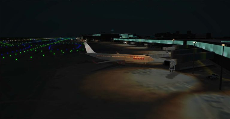 Real Color Singapore Airport Tower3D