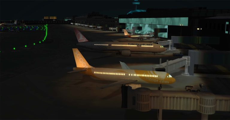 Real Color Singapore Airport Tower3D