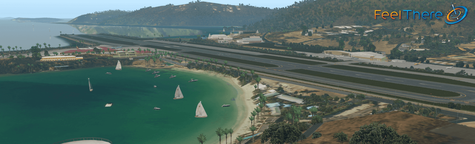 St Thomas airport Xplane scenery