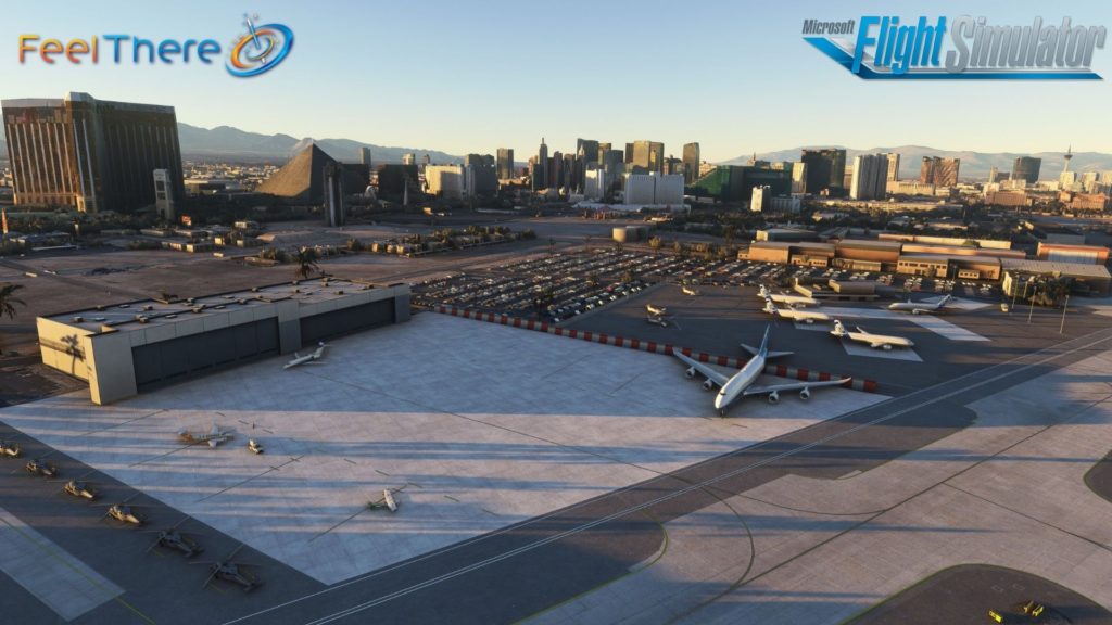 Las Vegas scenery microsoft flight simulator