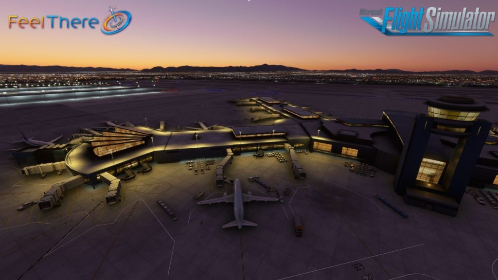 Las Vegas scenery microsoft flight simulator